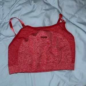 GymShark Flex Strappy Sports Bra - Medium - Red